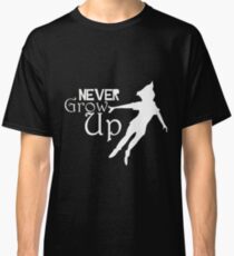 Neverland Never Grow Up Peter Pan Classic T-Shirt