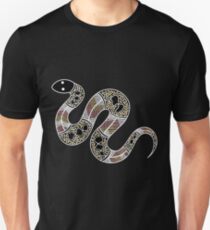 Aboriginal Art - Snake Unisex T-Shirt