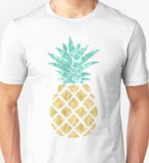 Camiseta ajustada Piña dorada
