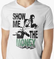 SHOW ME THE MONEY Men's V-Neck T-Shirt