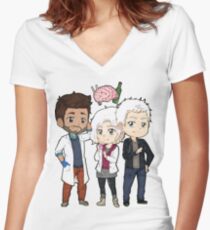Izombie Women's Fitted V-Neck T-Shirt