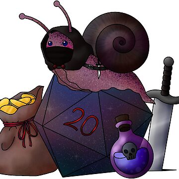 DnD Snail Rogue Greeting Card for Sale by eeriesketchbook