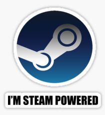 The power of steam Sticker
