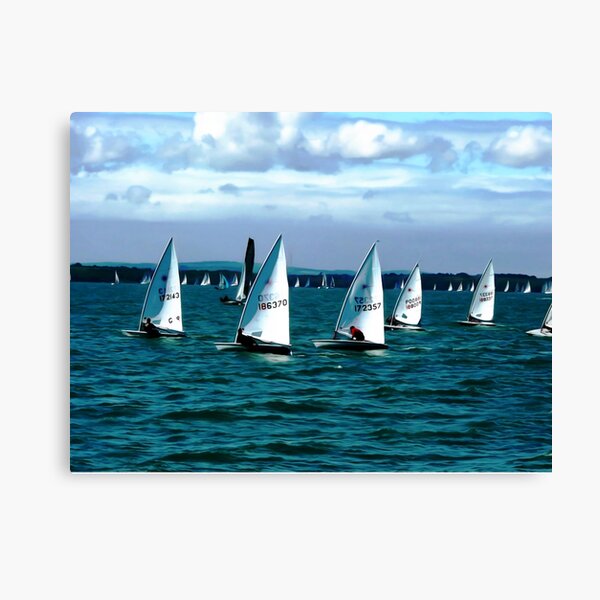 Sailing On The Solent Canvas Print