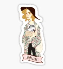 john keats Sticker
