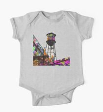 Water tower graffiti One Piece - Short Sleeve