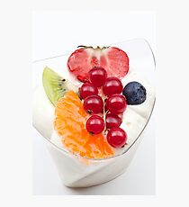 rice pudding from fruit Photographic Print