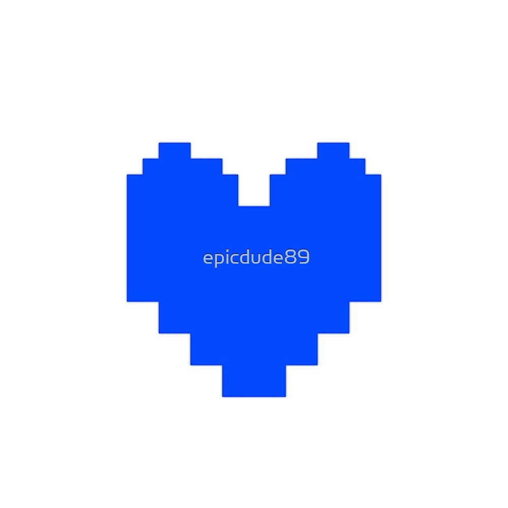 Undertale Blue Soul By Epicdude89 Redbubble