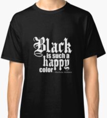 Camiseta clásica All Black Everything - Fuente blanca