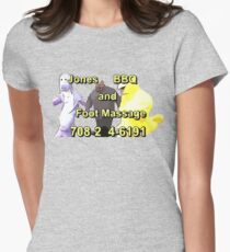 Jones BBQ and Foot Massage Women's Fitted T-Shirt