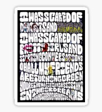 Riptide Lyrics Sticker