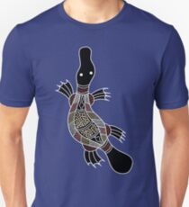 Aboriginal Art - Platypus Unisex T-Shirt