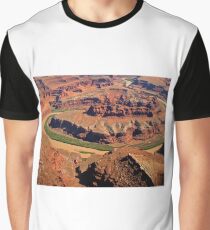 Aerial, The Gooseneck, Canyonlands National Park, Utah, USA Graphic T-Shirt