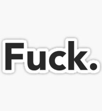 Fuck. Sticker
