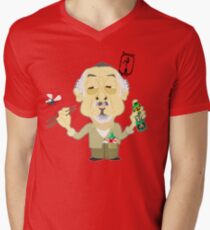 Señor Miyagi T-Shirt mit V-Ausschnitt für Männer