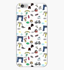 Triathlon Doodles iPhone Case