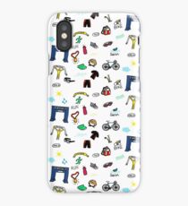 Triathlon Doodles iPhone Case