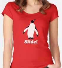 Fight Club Power Animal Slide T shirt Women's Fitted Scoop T-Shirt