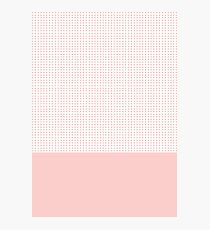 Dot Pattern with Colour Block Photographic Print
