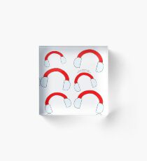 Earmuff pattern 02 Acrylic Block