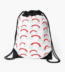 Earmuff pattern 02 Drawstring Bag