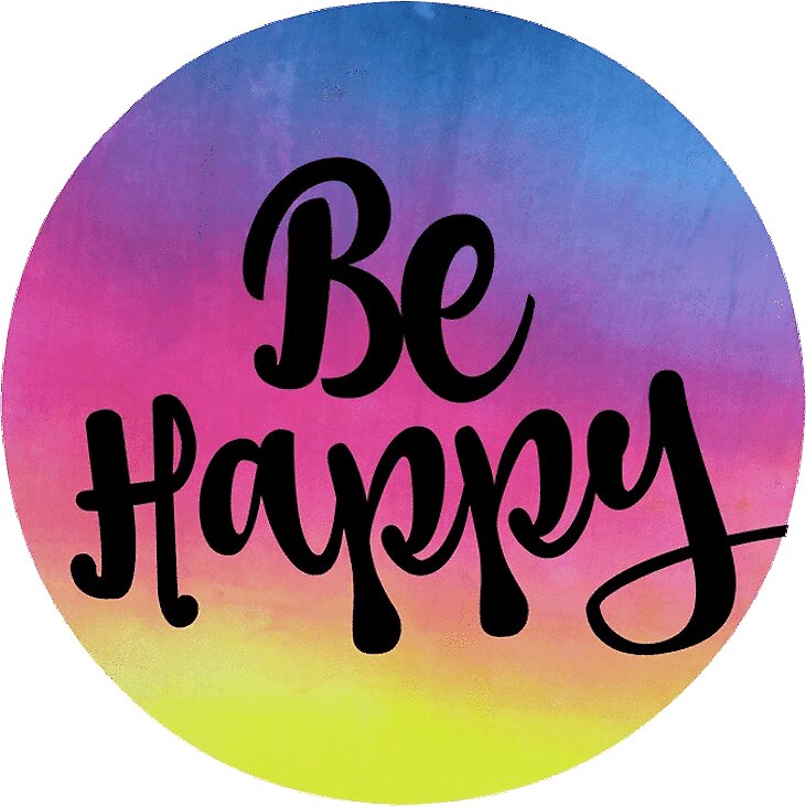 Be Happy: Stickers | Redbubble