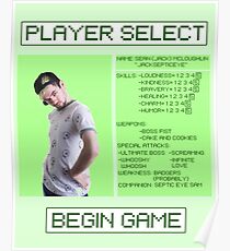 Jacksepticeye Player Select Screen Poster