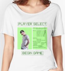 Camiseta ancha para mujer Jacksepticeye Player Select Screen