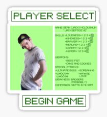 Jacksepticeye Player Select Screen Sticker