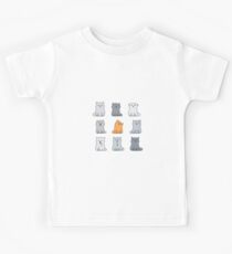 Nine cute kittens Kids Tee