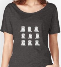 Nine cute white kittens Women's Relaxed Fit T-Shirt