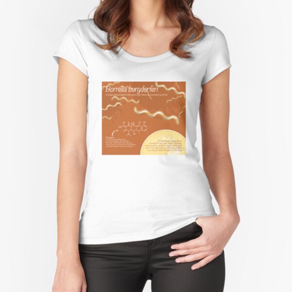 Borrelia burgdorferi Fitted Scoop T-Shirt
