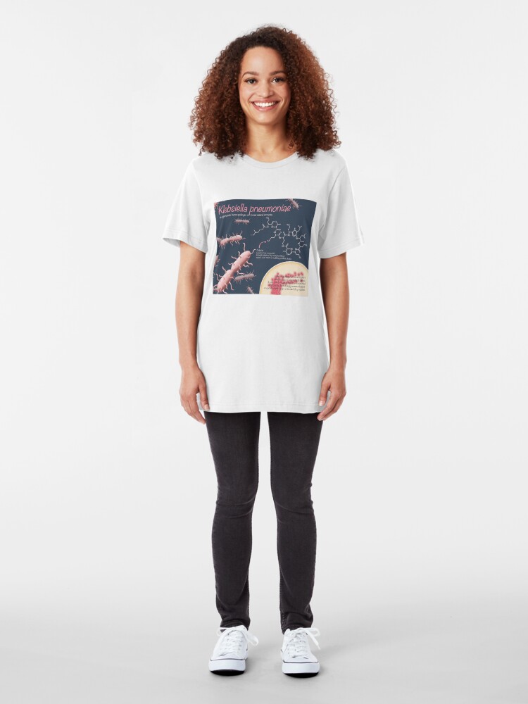 Alternate view of Klebsiella pneumoniae Slim Fit T-Shirt