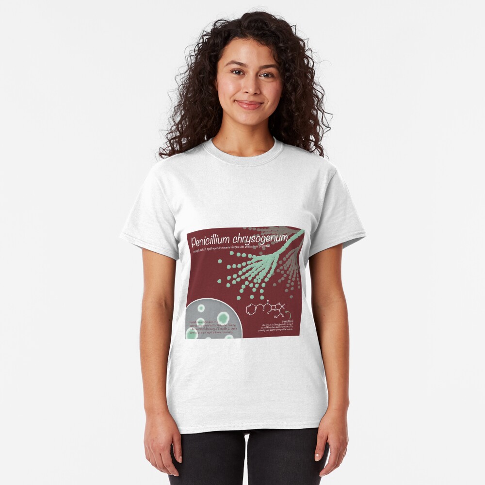 Penicillium chrysogenum Classic T-Shirt