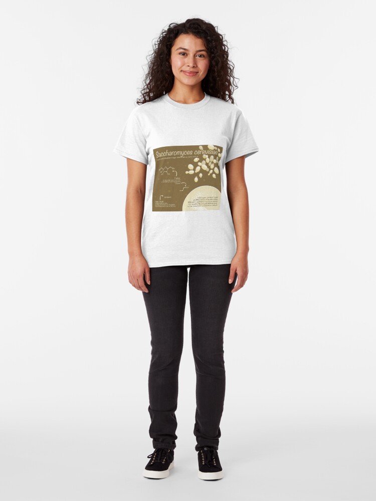 Alternate view of Saccharomyces cerevisiae Classic T-Shirt