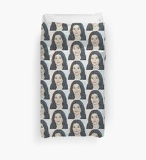 Kylie colored pencil Duvet Cover