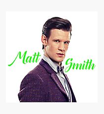 Matt Smith Photographic Print
