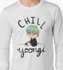 Chill Min Yoongi Long Sleeve T-Shirt