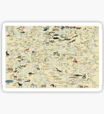 Cartoon Guide to Vertebrate Evolution Sticker
