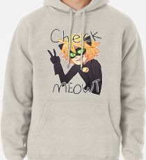Check Meowt! Cat Noir Pullover Hoodie