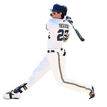 Men's Brew Crew Christian Yelich #22 Hader #71 Milwaukee Brew Baseball  Jersey