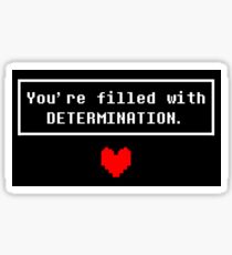 UNDERTALE - Determination Sticker