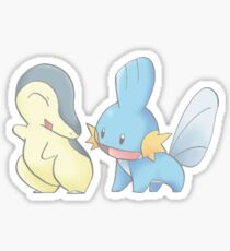 Cyndaquil and Mudkip Sticker
