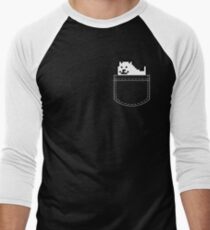 Undertale Dog Pocket Tee Men's Baseball ¾ T-Shirt