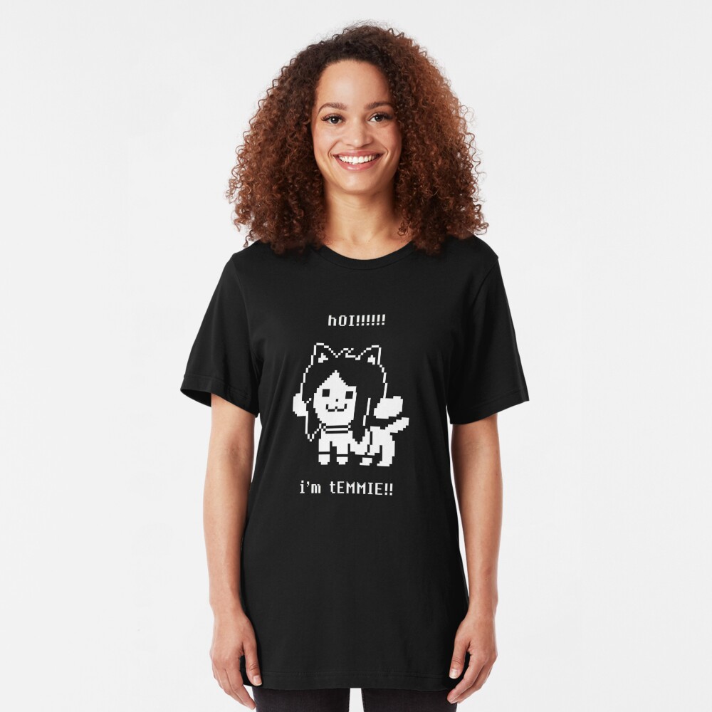 Undertale Temmie Slim Fit T-Shirt
