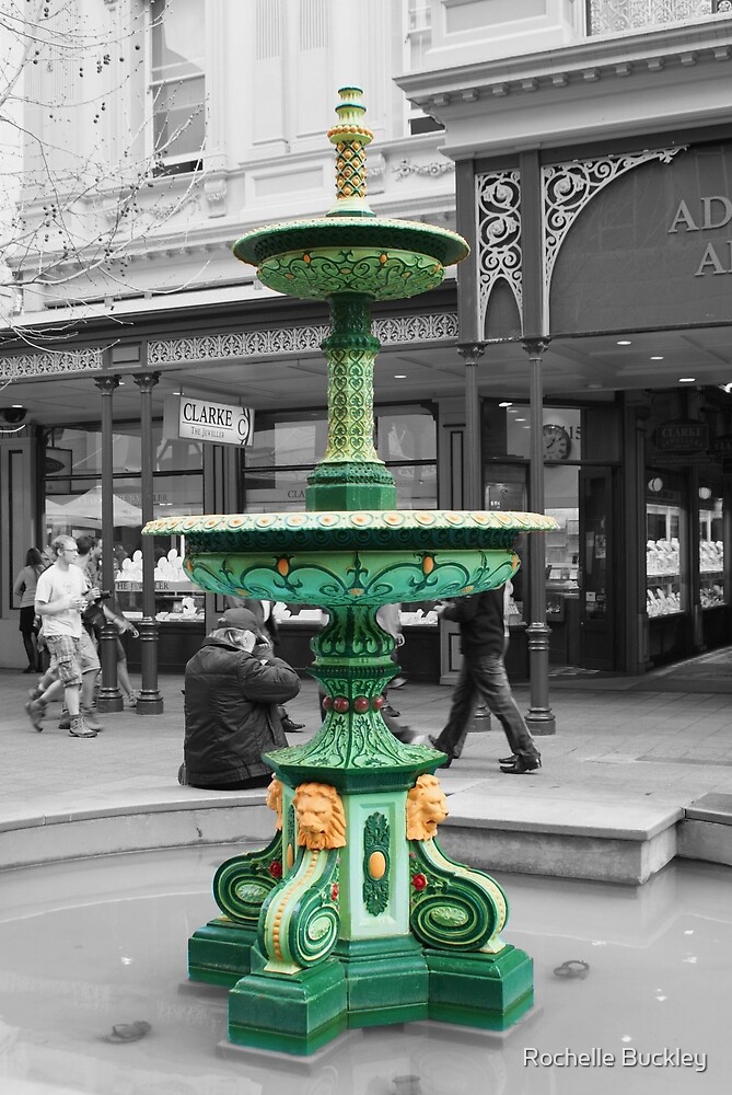 "Adelaide Arcade Fountain" by Rochelle Buckley Redbubble