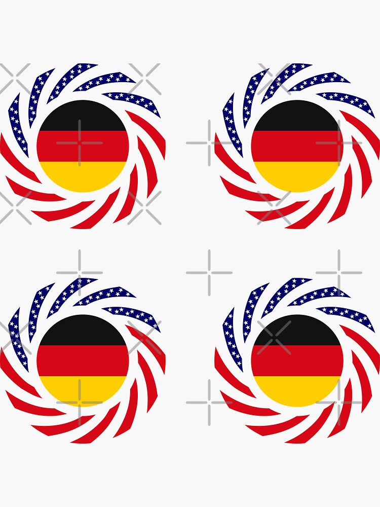 German American Multinational Patriot Flag Series by carbonfibreme