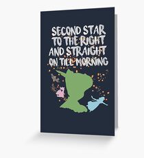 Peter Pan Quote Greeting Card