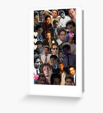 David Duchovny/Fox Mulder Collage Greeting Card