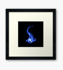 Space Whale Framed Print